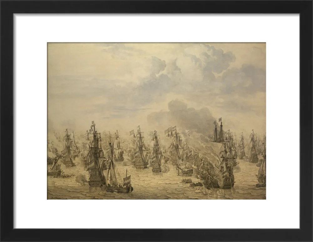 The Battle of Scheveningen, 10 August 1653 (Custom Print)