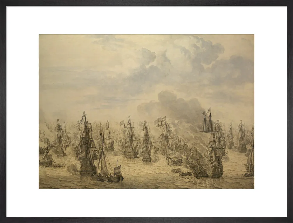 The Battle of Scheveningen, 10 August 1653 (Custom Print)