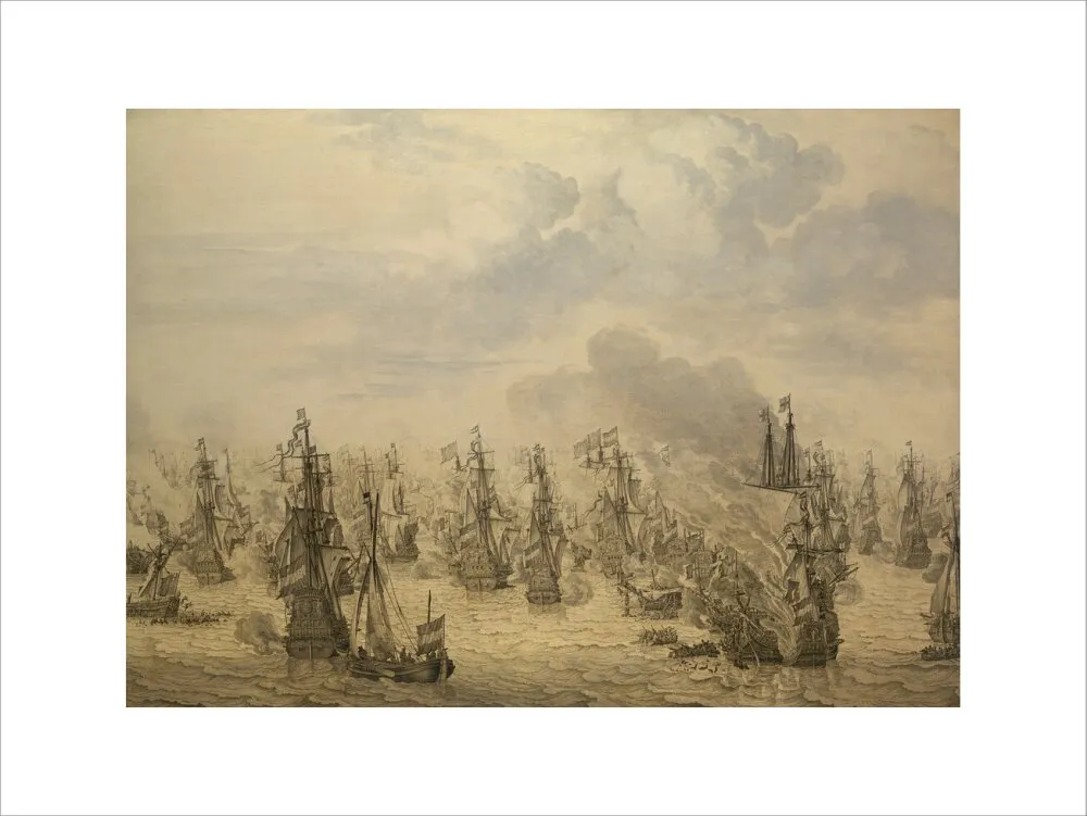 The Battle of Scheveningen, 10 August 1653 (Custom Print)