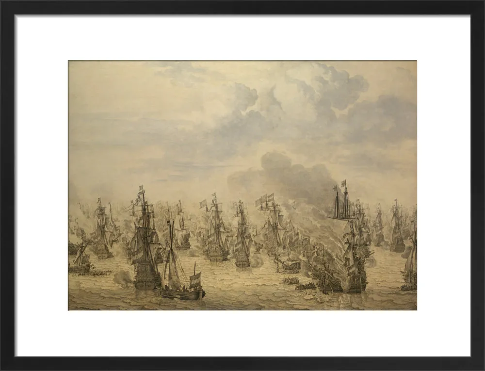 The Battle of Scheveningen, 10 August 1653 (Custom Print)