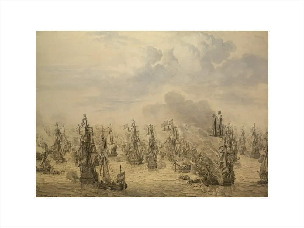 The Battle of Scheveningen, 10 August 1653 (Custom Print)