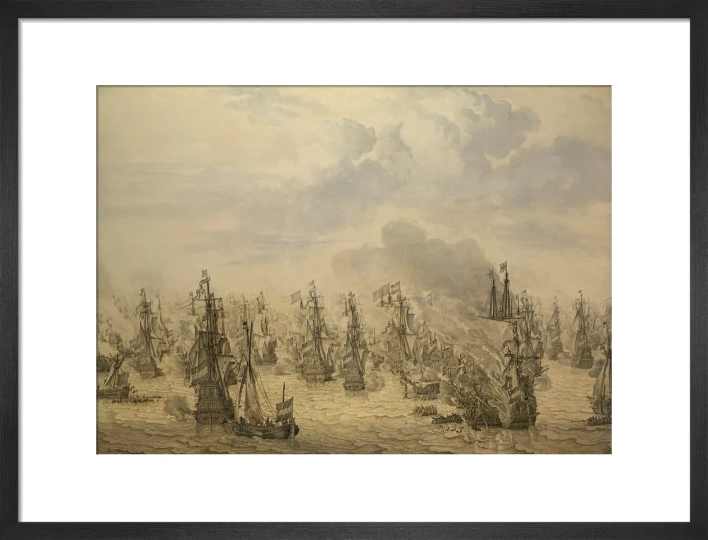 The Battle of Scheveningen, 10 August 1653 (Custom Print)