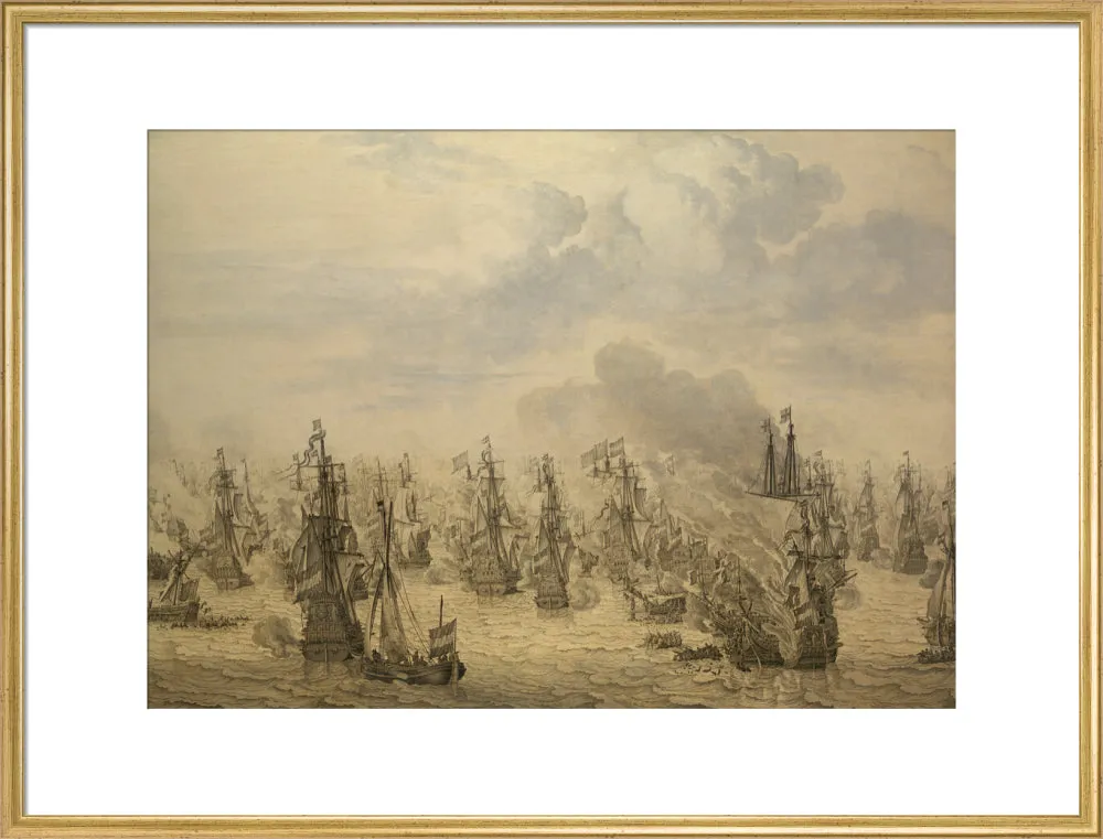The Battle of Scheveningen, 10 August 1653 (Custom Print)
