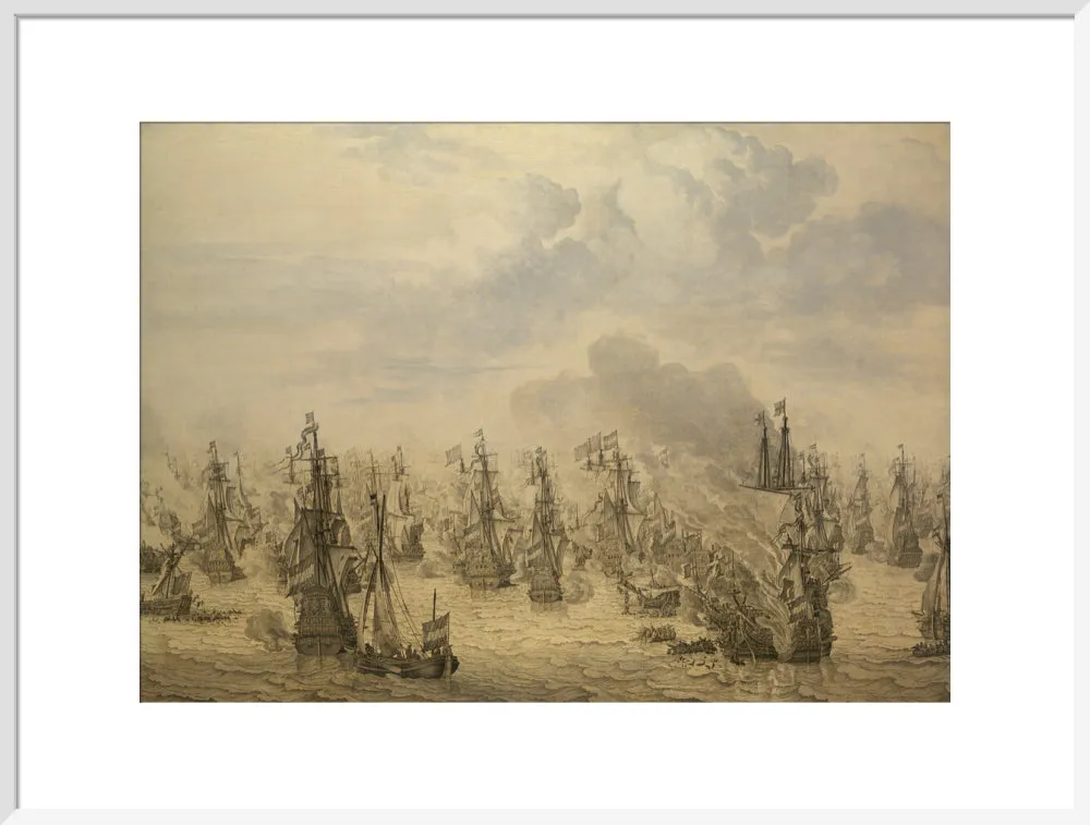 The Battle of Scheveningen, 10 August 1653 (Custom Print)