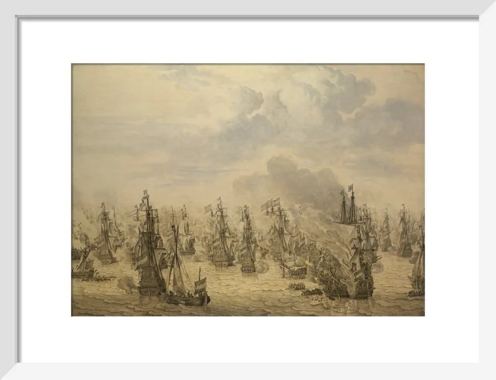 The Battle of Scheveningen, 10 August 1653 (Custom Print)