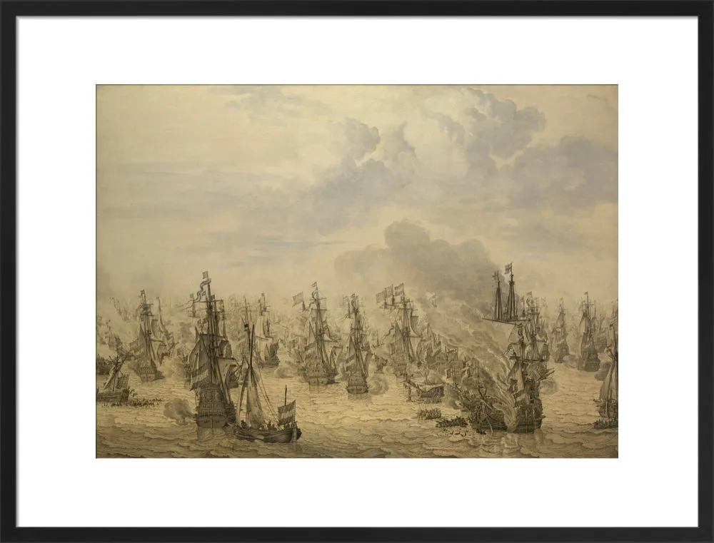 The Battle of Scheveningen, 10 August 1653 (Custom Print)