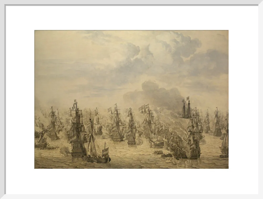 The Battle of Scheveningen, 10 August 1653 (Custom Print)