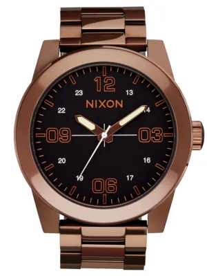The Corporal Stainless Steel Chocolate/Dark Roast Watch