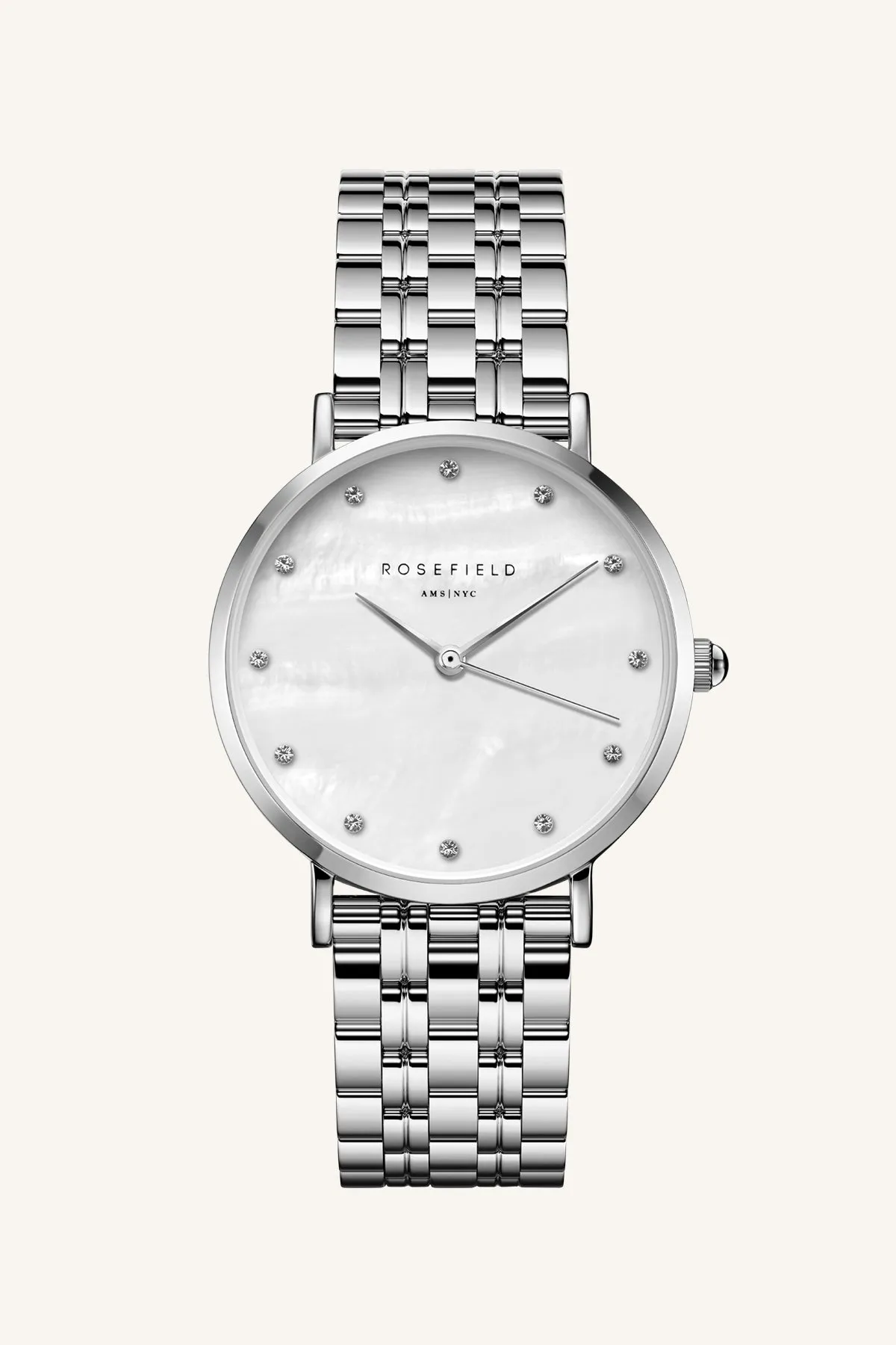 The Upper East Side Silver Watch