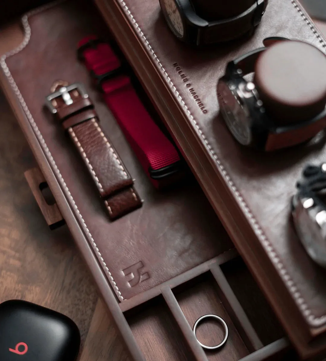 The Watch Deck with Leather Padding (In Stock)