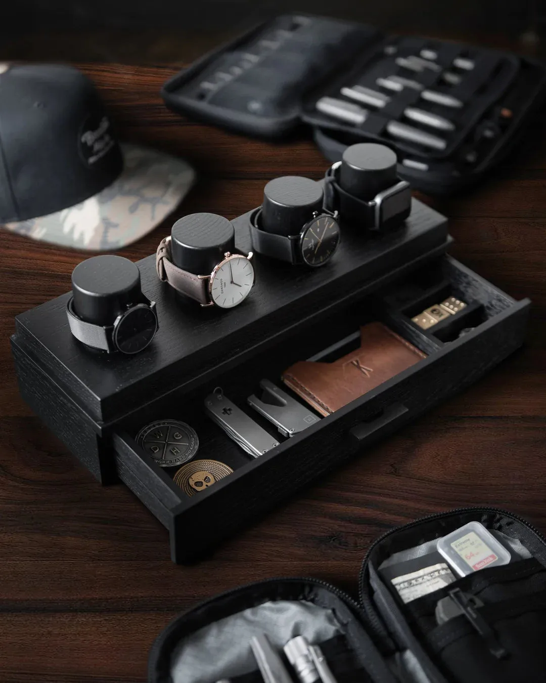 The Watch Deck with Leather Padding (In Stock)