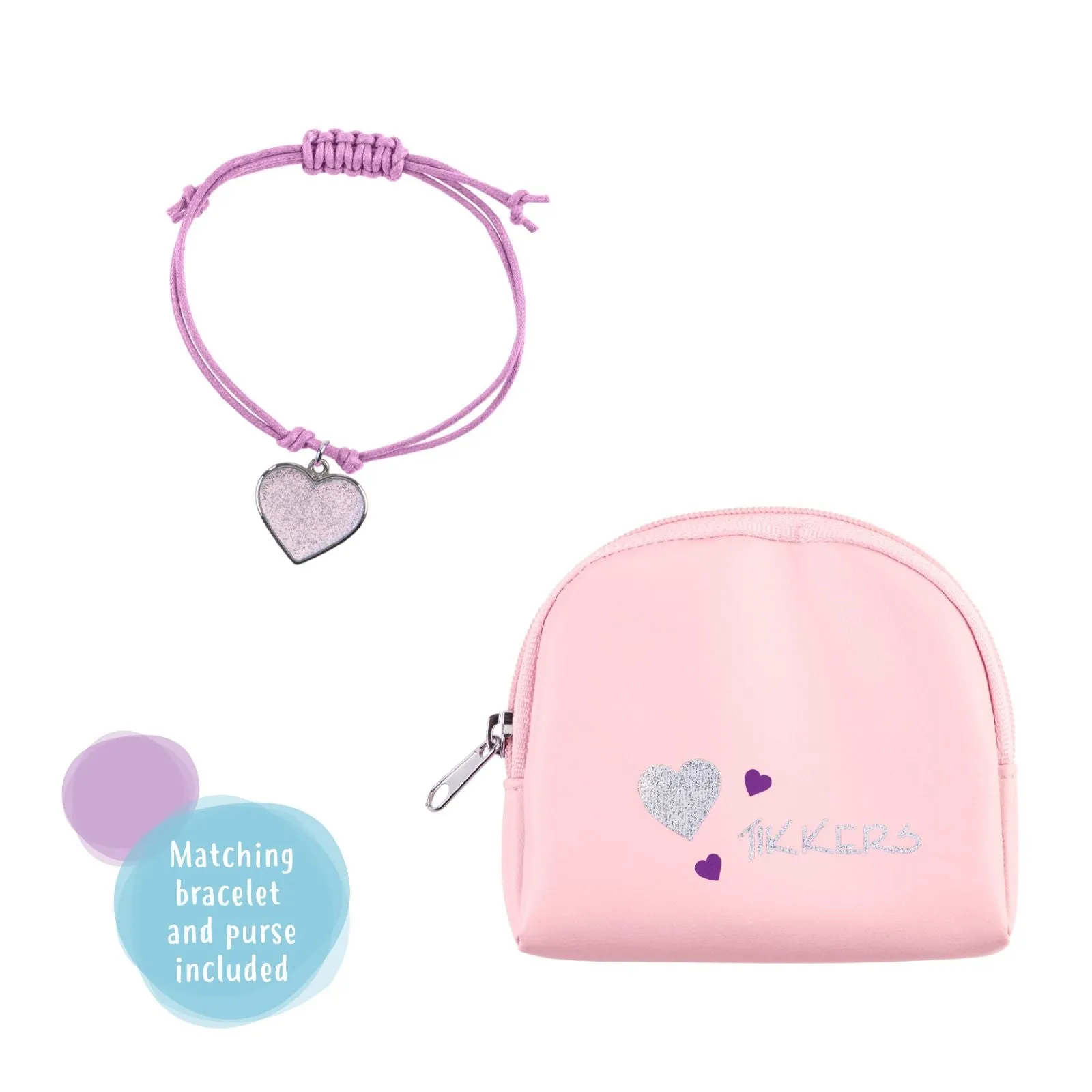 Tikkers Pink Heart Watch Gift Set ATK1031