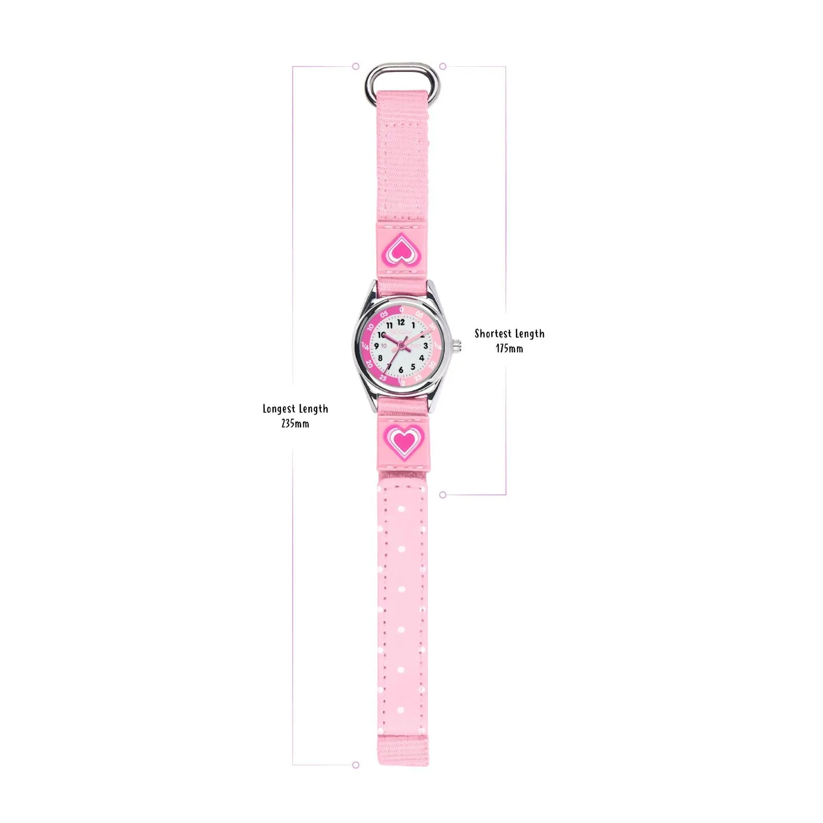Tikkers Pink Heart Watch Gift Set ATK1031
