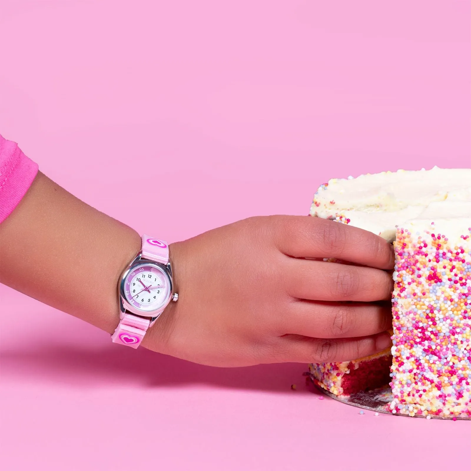 Tikkers Pink Heart Watch Gift Set ATK1031