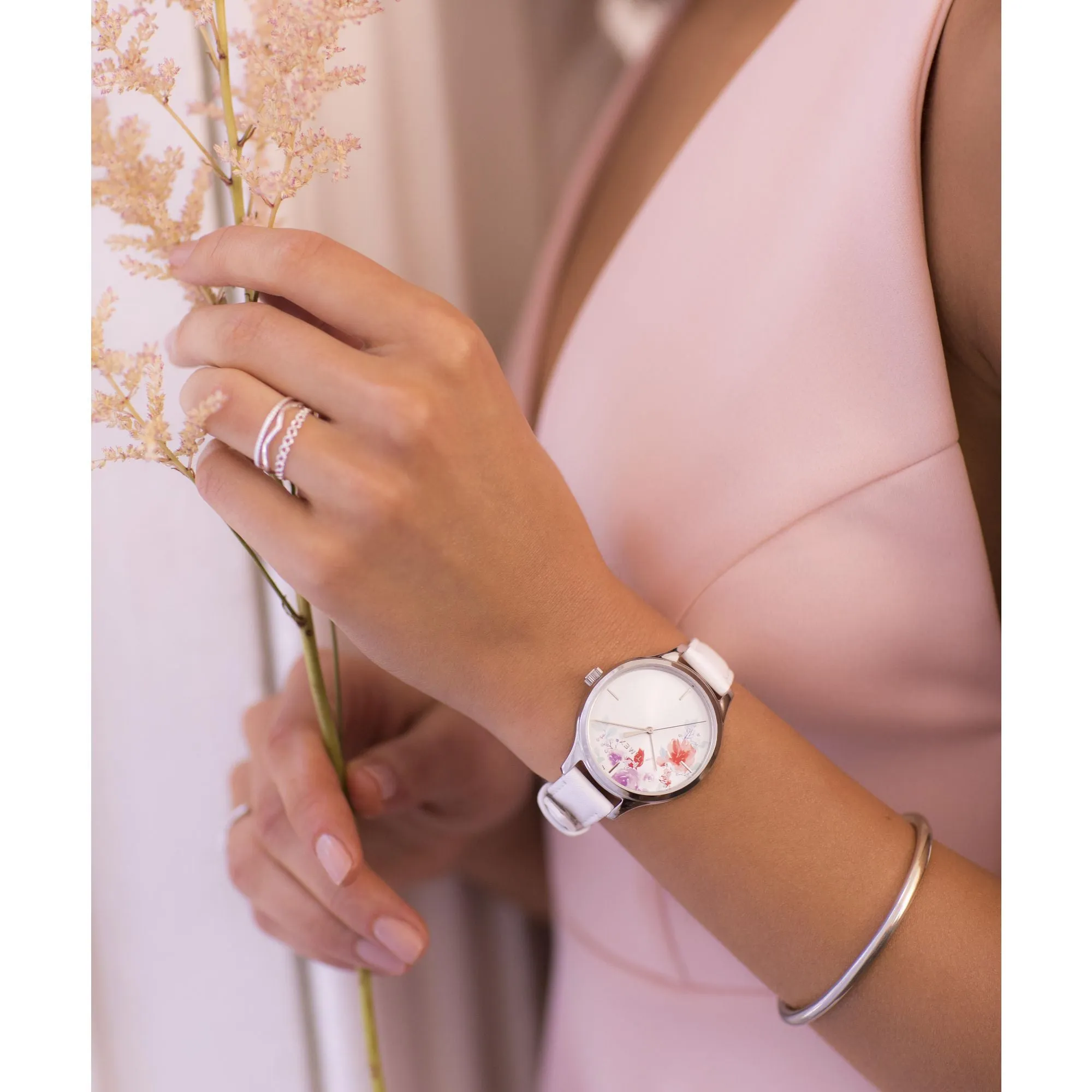 Timex Pink Dial Analog Women Watch - TW2R66600