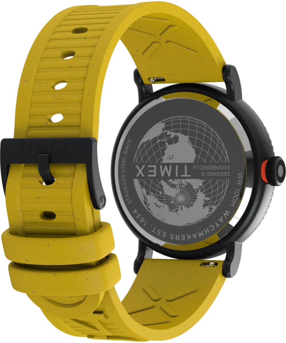 Timex Standard Diver 43mm Eco-Friendly Resin Strap Watch