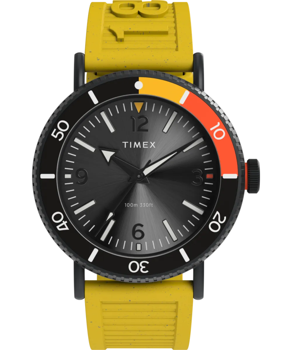 Timex Standard Diver 43mm Eco-Friendly Resin Strap Watch