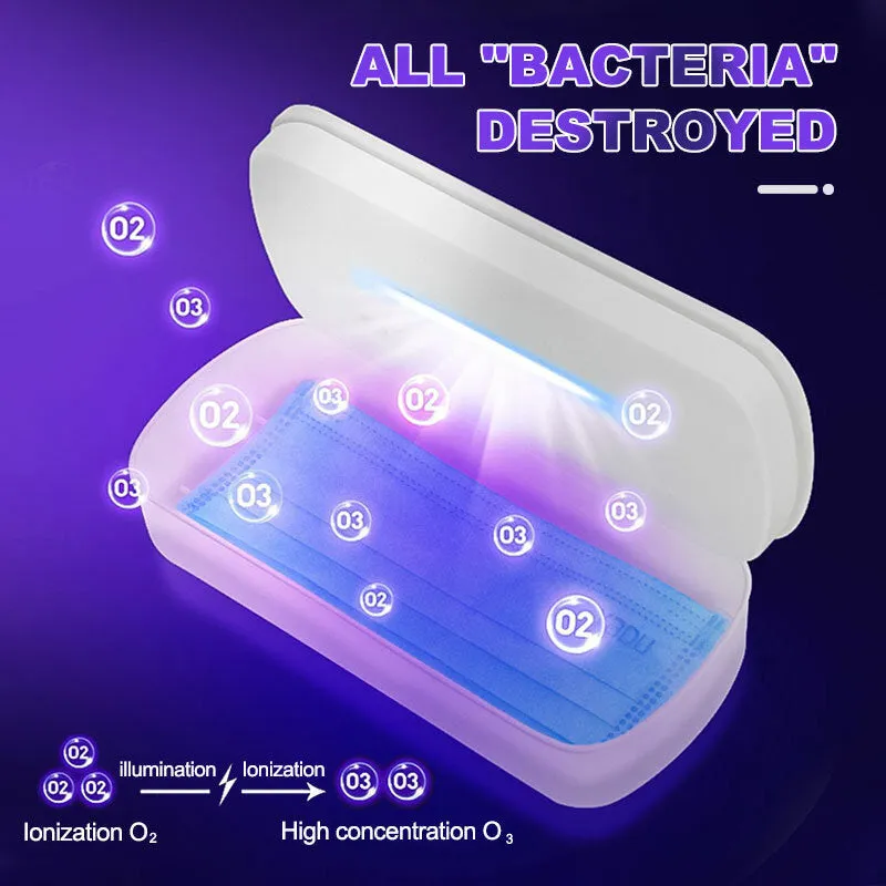 UV Light Sterilizer Box for Face Shields, Phones, Underwear, Nail & Cosmetic Tools - NEW
