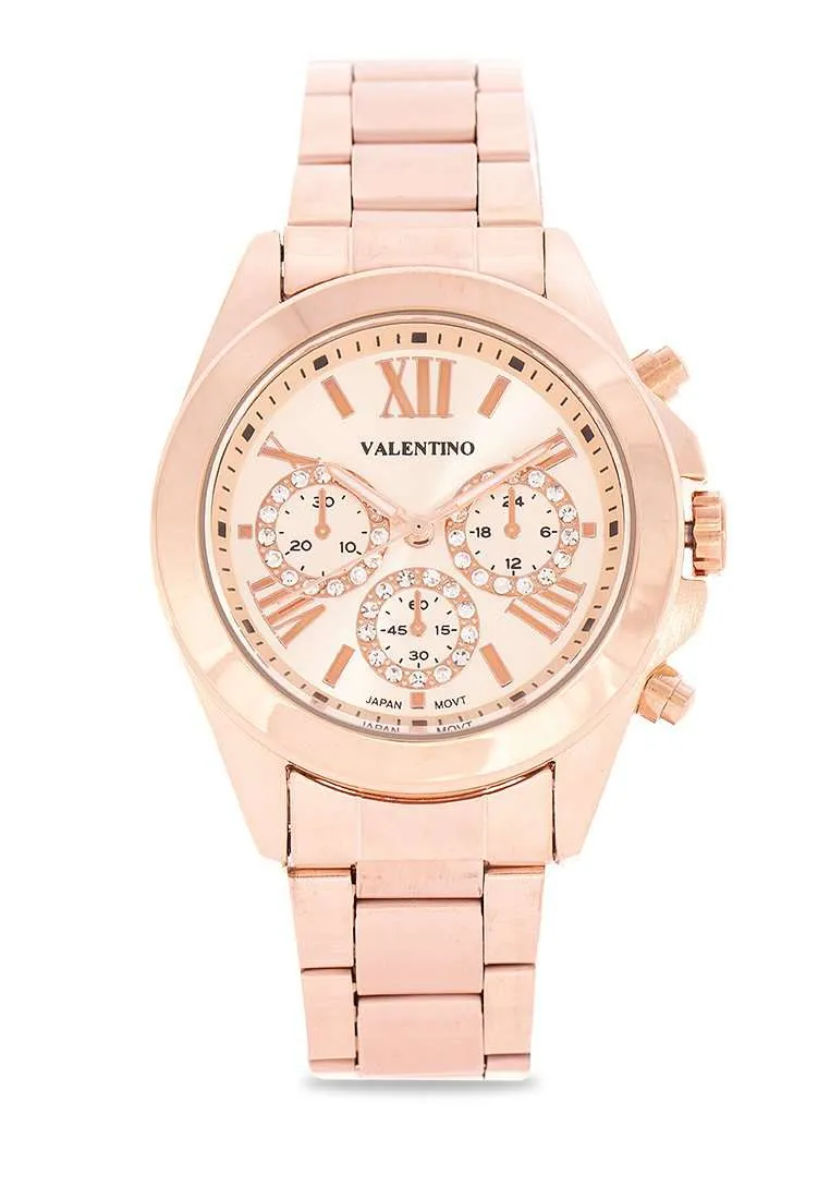 Valentino 20122222-ROSE DIAL Gold Watch for Women