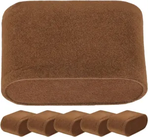 Velvet Bracelet Watch Pillow, Coffee Jewelry Display and Storage Cushions, Watch Case Holder for Small Business Selling Bracelet Bangle Display Storage, 2.75x1.69x1.25 Inch