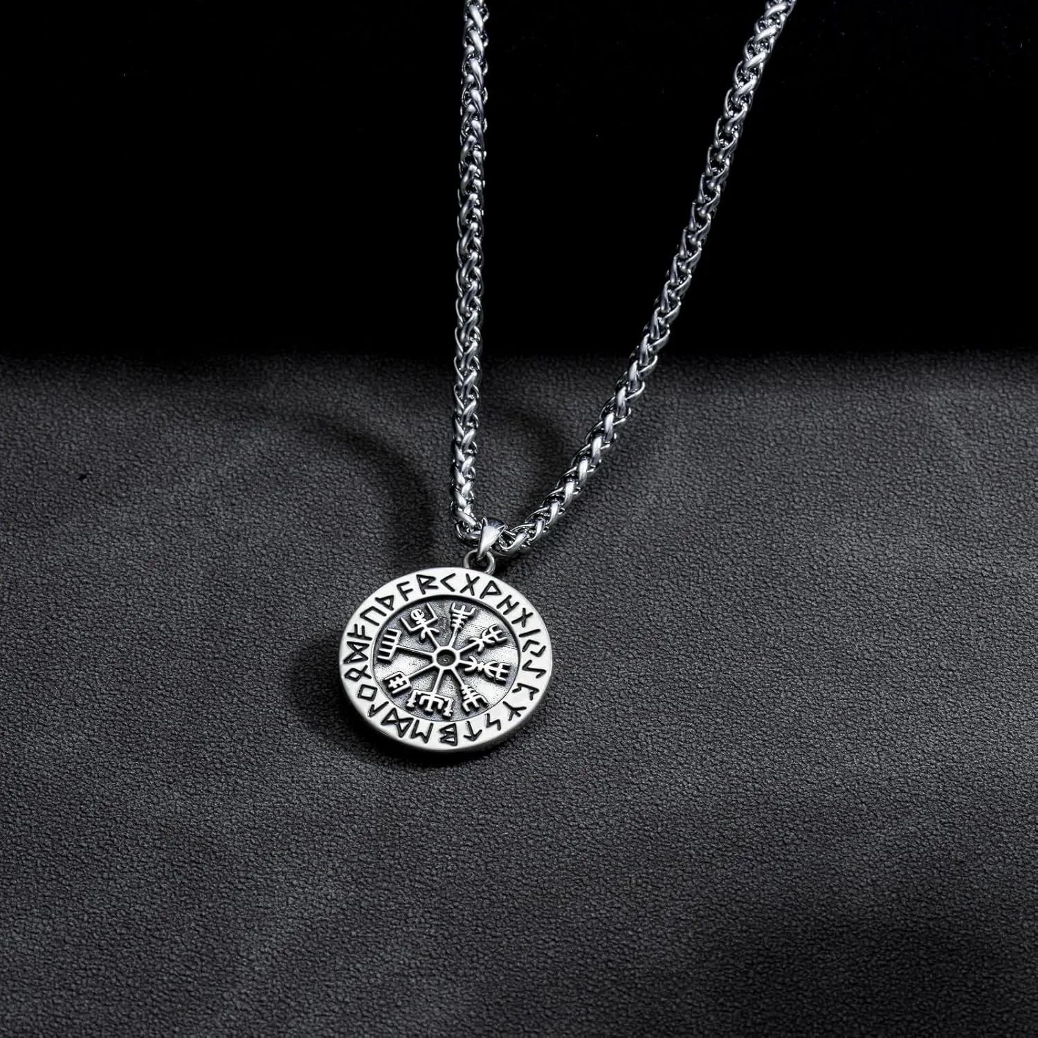 Viking Necklace 925 Sterling Silver Norse Nordic Jewelry for Men