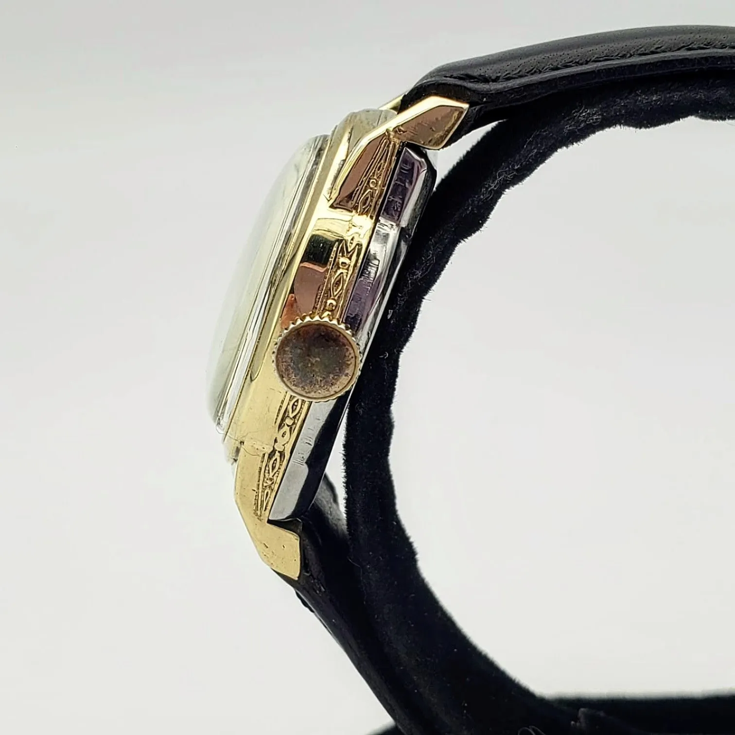 Vintage Oxford Military Style Wristwatch Sindaco Movement 15 Jewels Watch