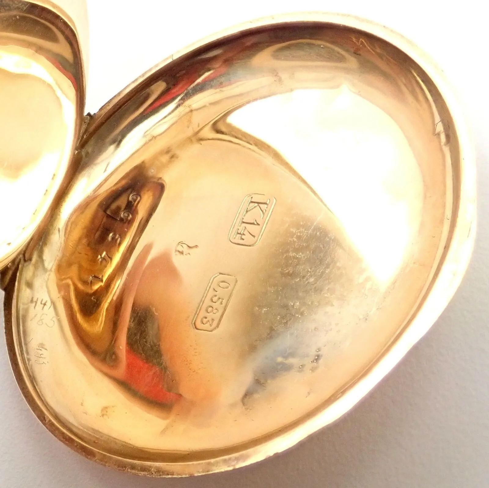 Vintage! Swiss 14k Yellow Gold Ladies Pocket Watch 33mm High Grade Movement