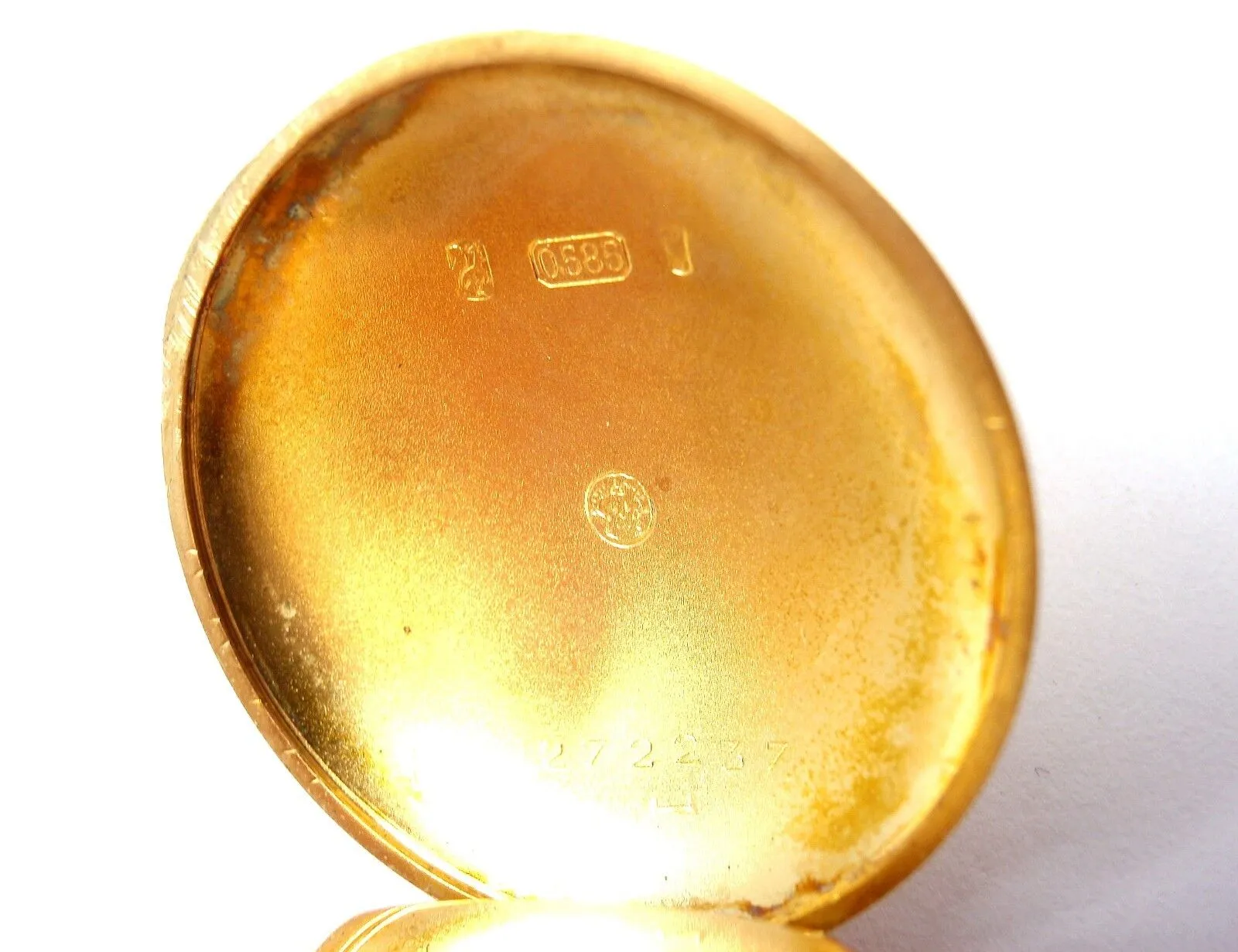 Vintage! Swiss Yellow Gold Diamond Ladies Pocket Watch High Grade Movement