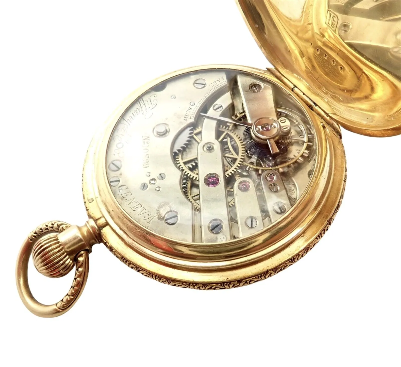 Vintage! Tiffany &  Co. Geneva 18K Yellow Gold Ladies Pocket Watch 36Mm