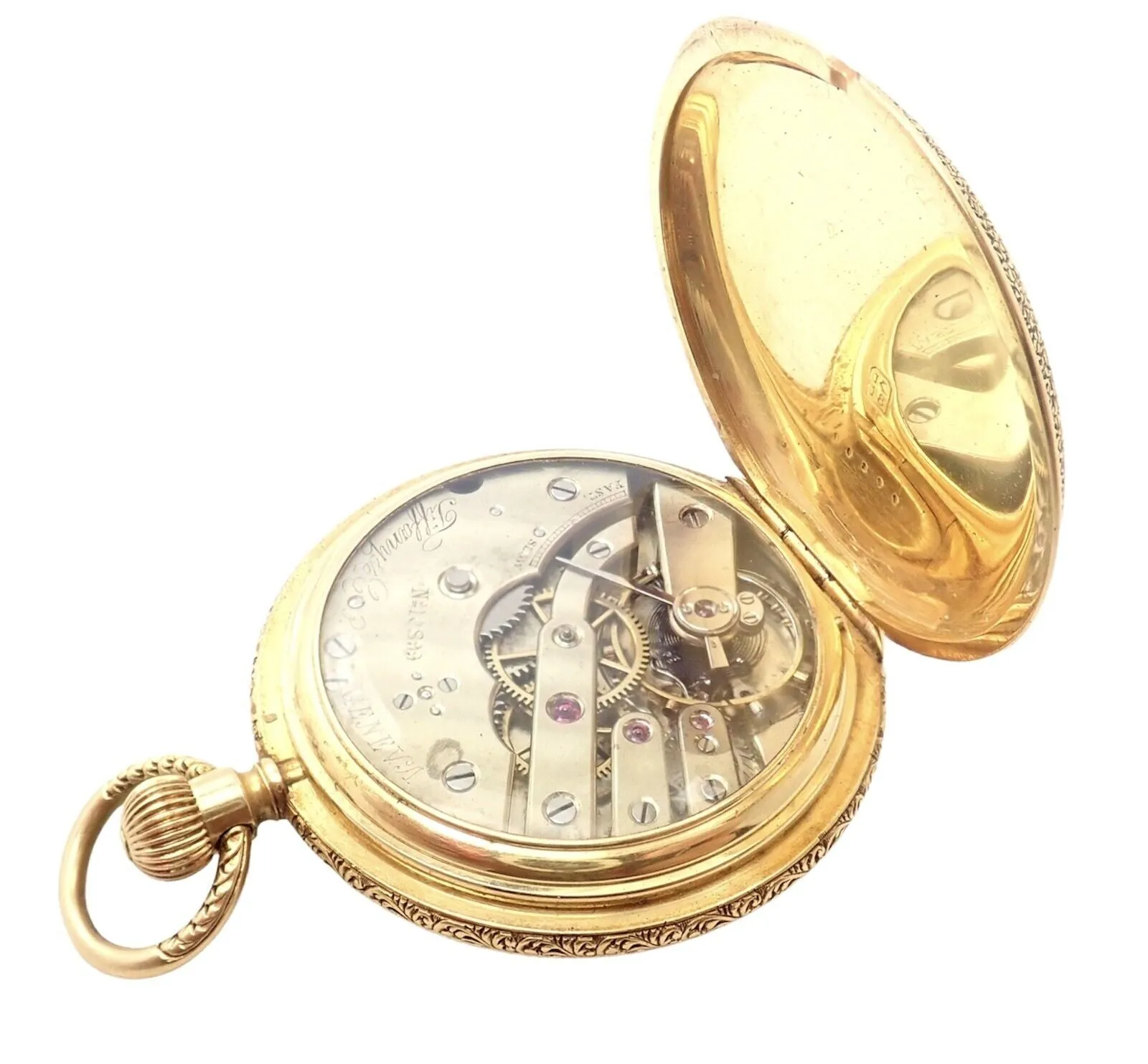 Vintage! Tiffany &  Co. Geneva 18K Yellow Gold Ladies Pocket Watch 36Mm