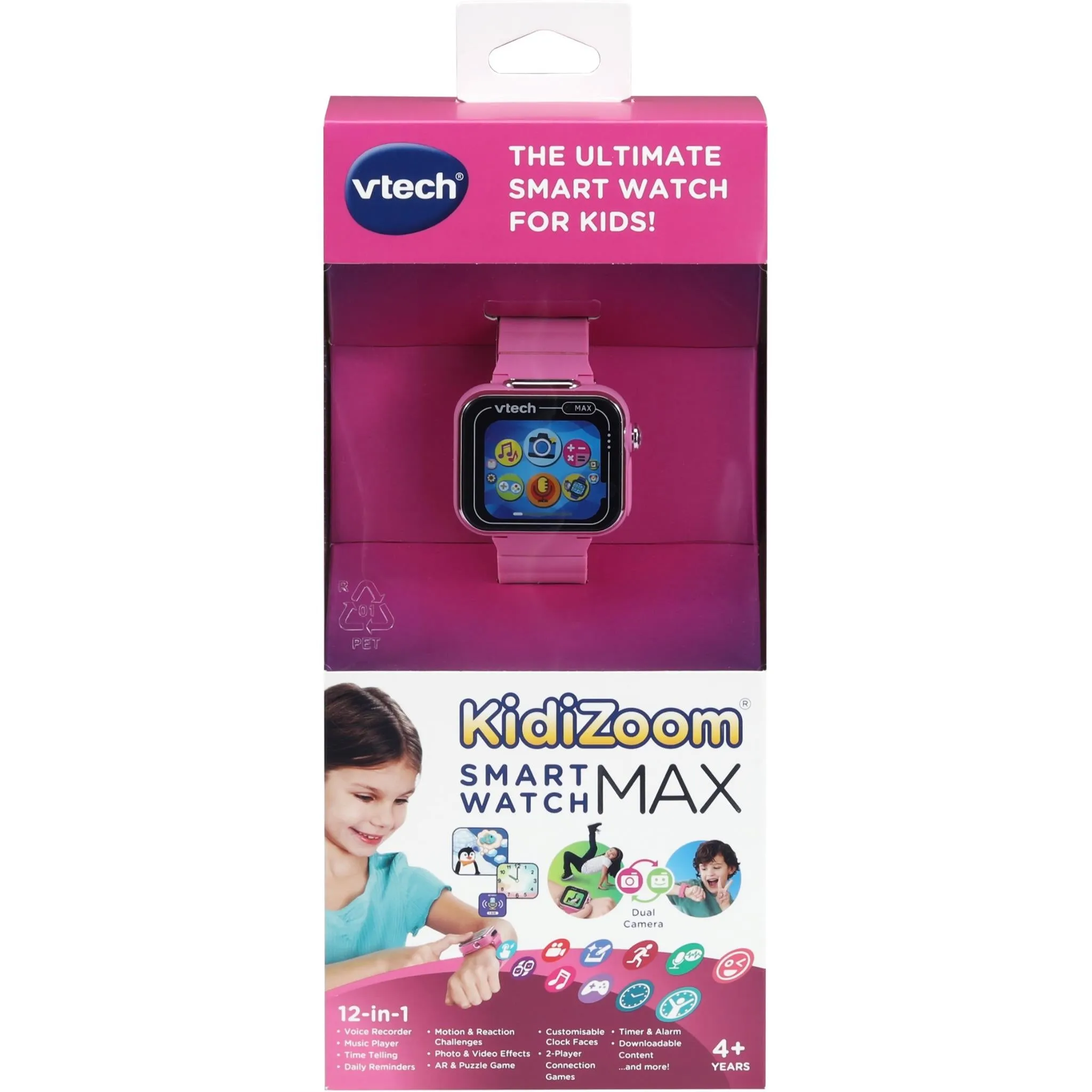 VTech Kidizoom Smartwatch Max (Pink)