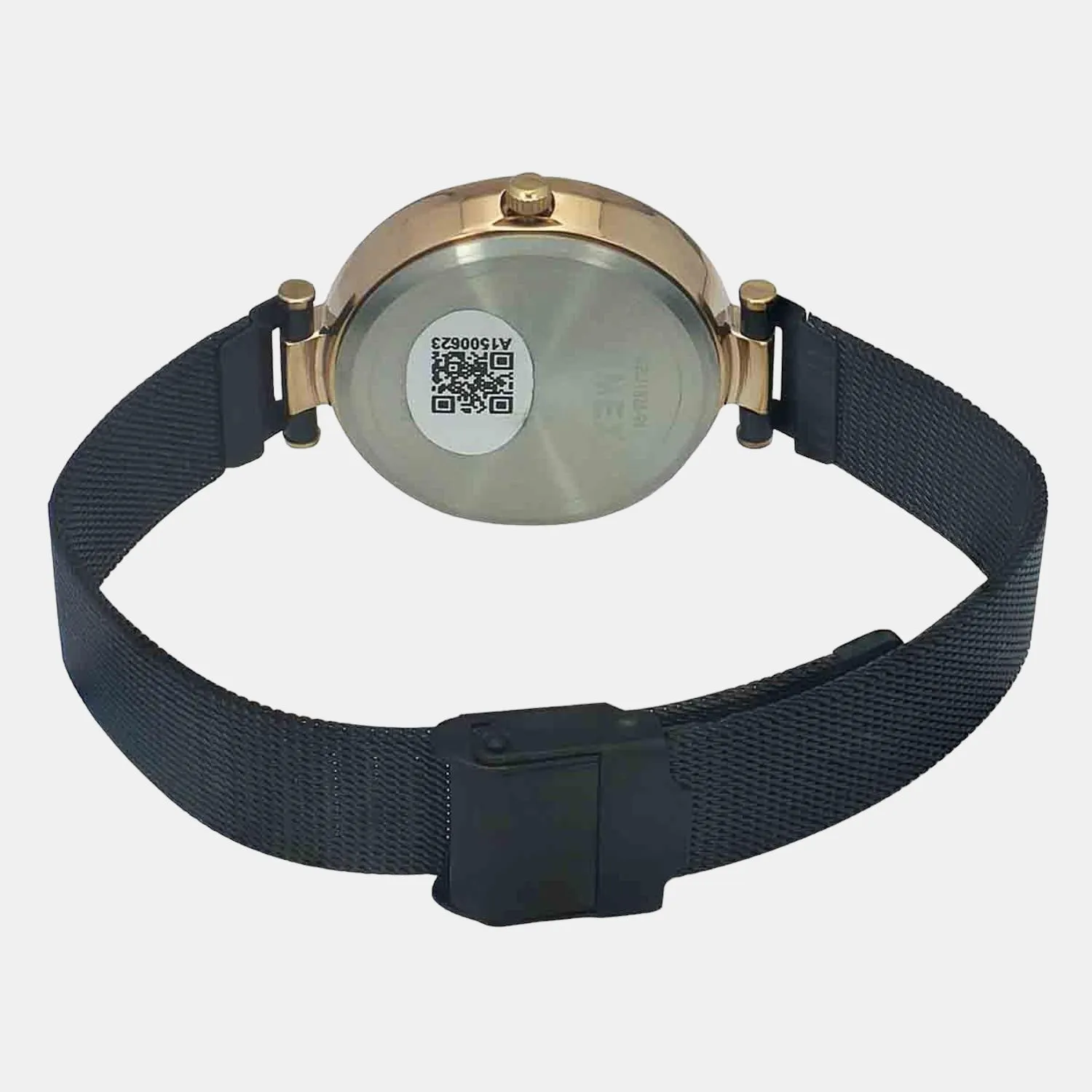 Women's Black Analog Stainless Steel Watch TWEL11826
